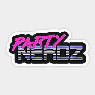 Partynerdz official Tee!! Sticker